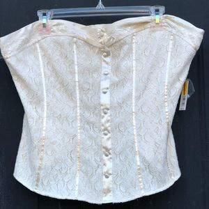 Apt 9 Women’s Cream Colored Corset